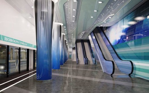 Новокрестовская метро Петербург СПБ